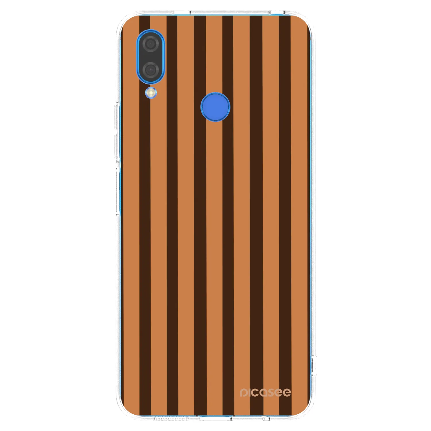 Picasee Huawei Nova 3 Hülle - Transparentes Silikon - Caramel lines