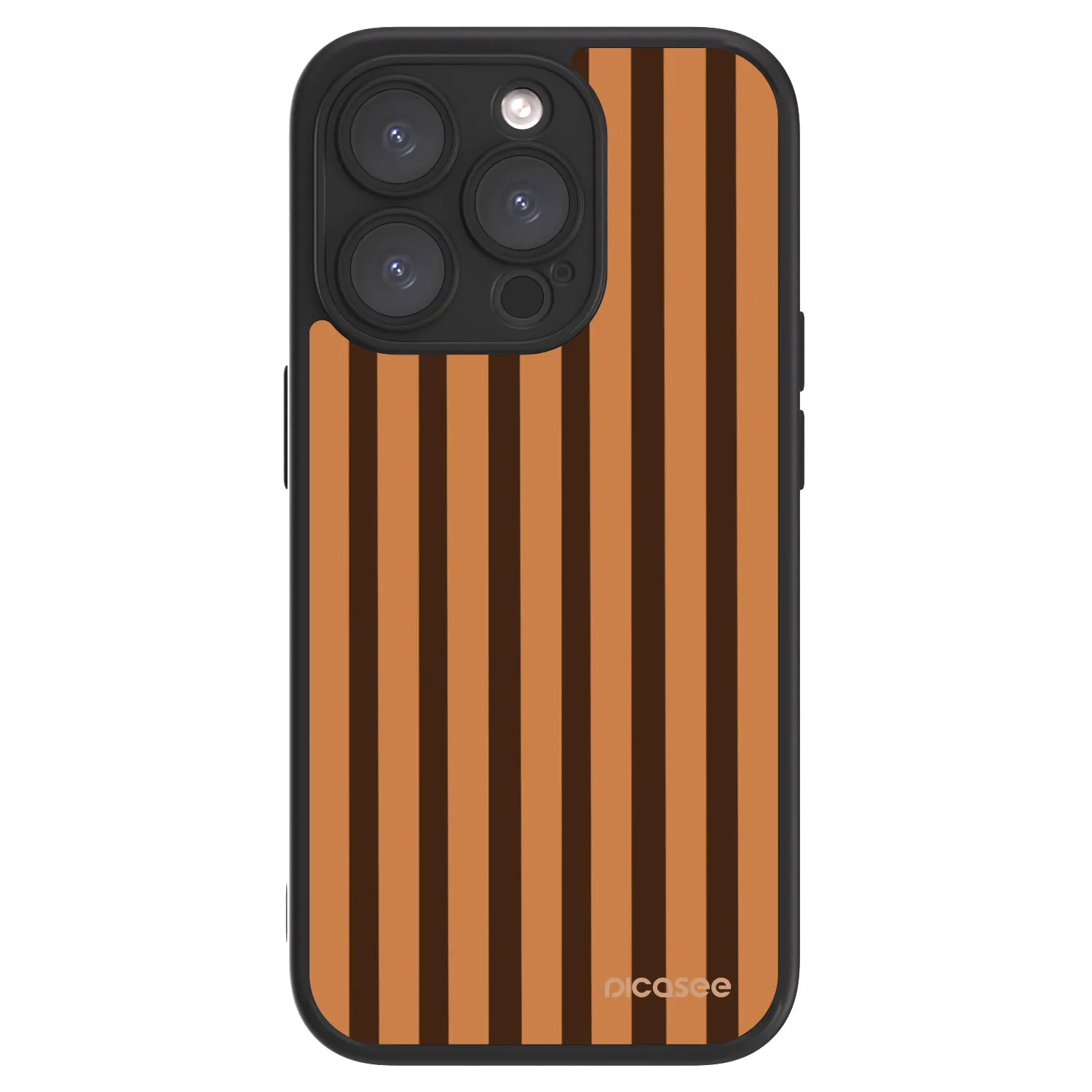 Picasee ULTIMATE CASE für Apple iPhone 15 Pro - Caramel lines