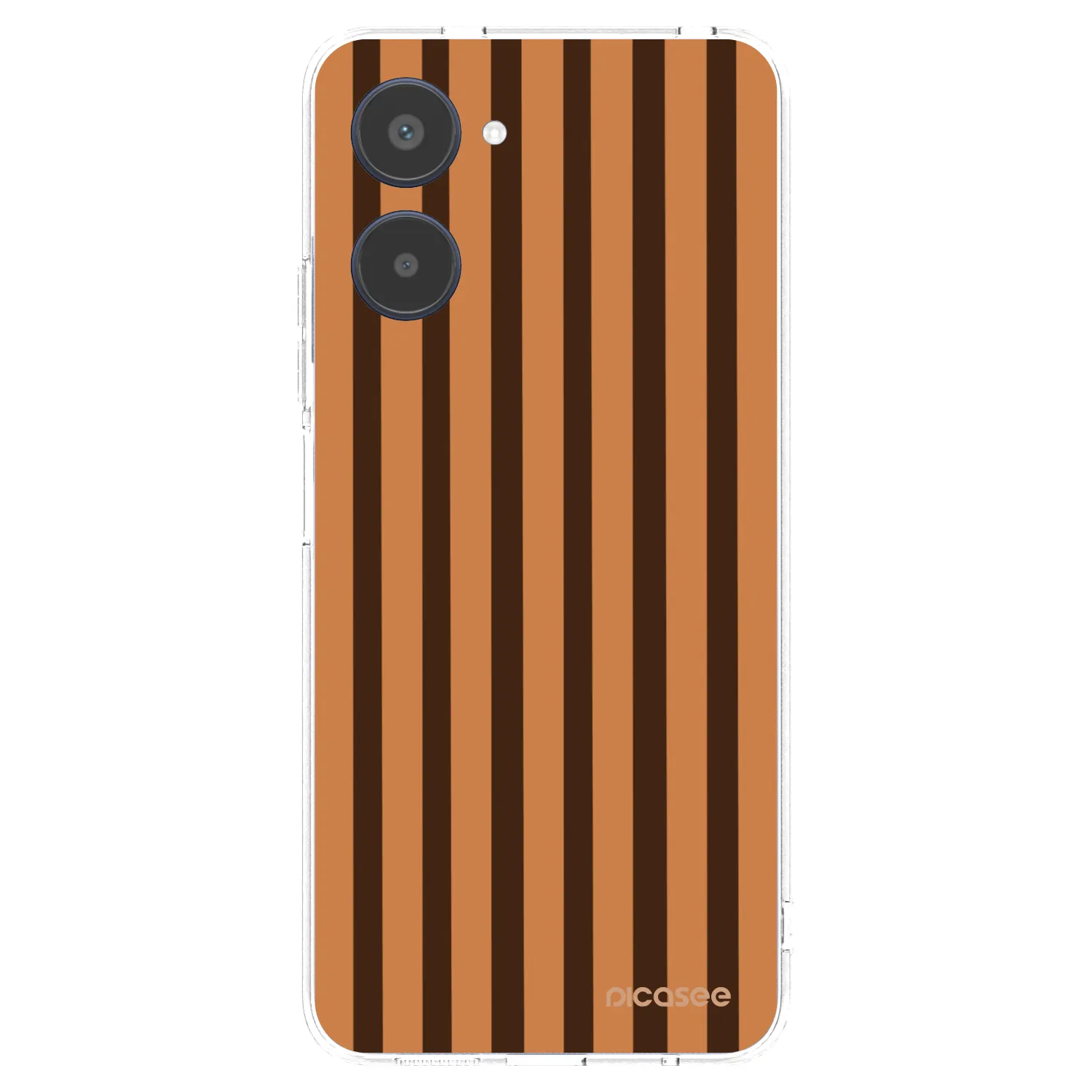 Picasee Realme 10 4G Hülle - Transparentes Silikon - Caramel lines
