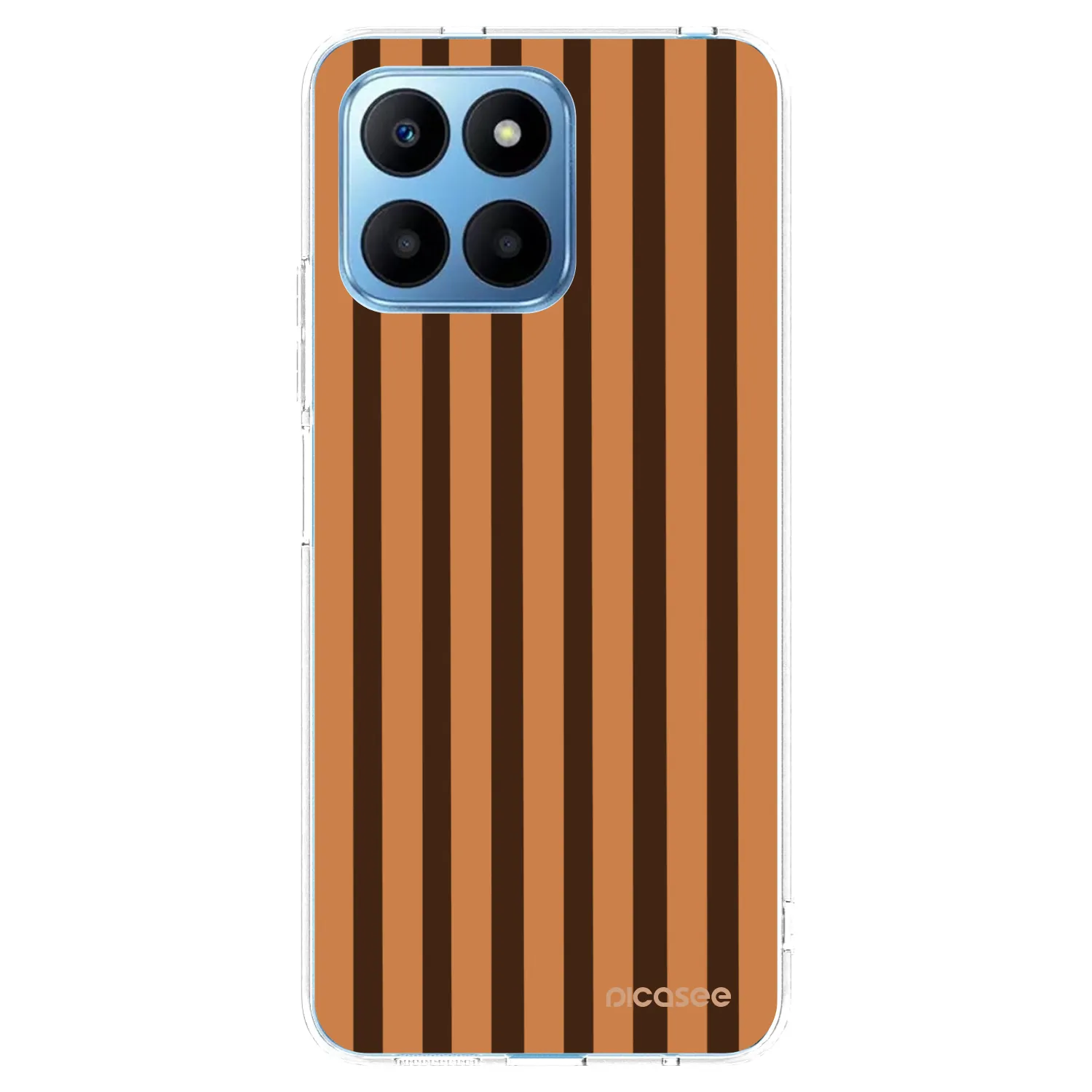 Picasee Honor 70 Lite Hülle - Transparentes Silikon - Caramel lines