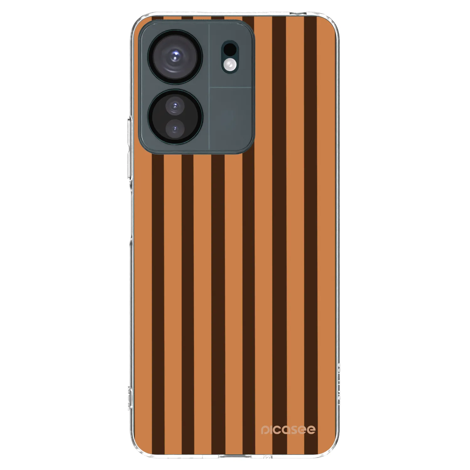 Picasee Xiaomi Redmi 13C 4G Hülle - Transparentes Silikon - Caramel lines