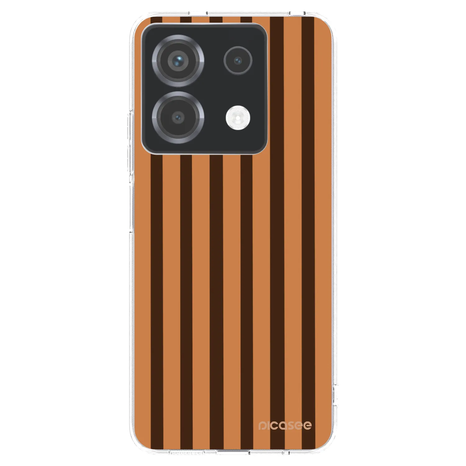 Picasee Xiaomi Poco X6 Hülle - Transparentes Silikon - Caramel lines
