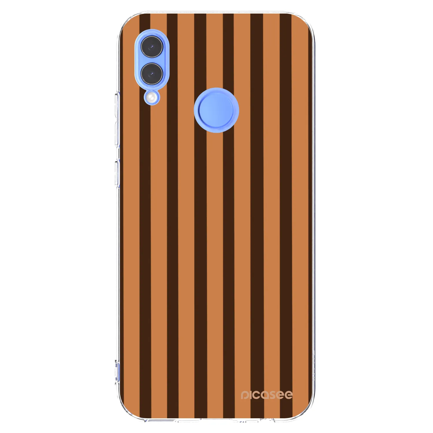 Picasee Huawei P Smart 2019 Hülle - Transparentes Silikon - Caramel lines