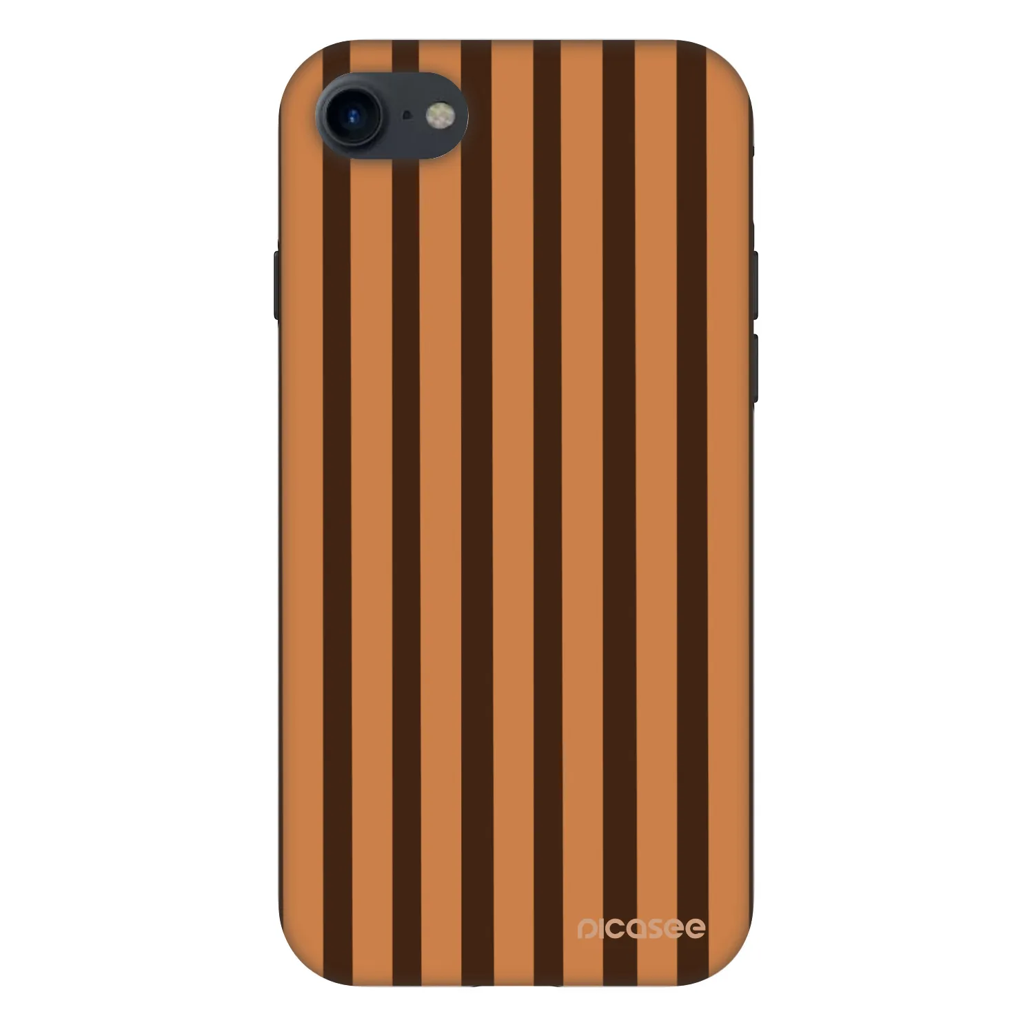 Picasee Fashion Case für Apple iPhone SE 2022 - Caramel lines