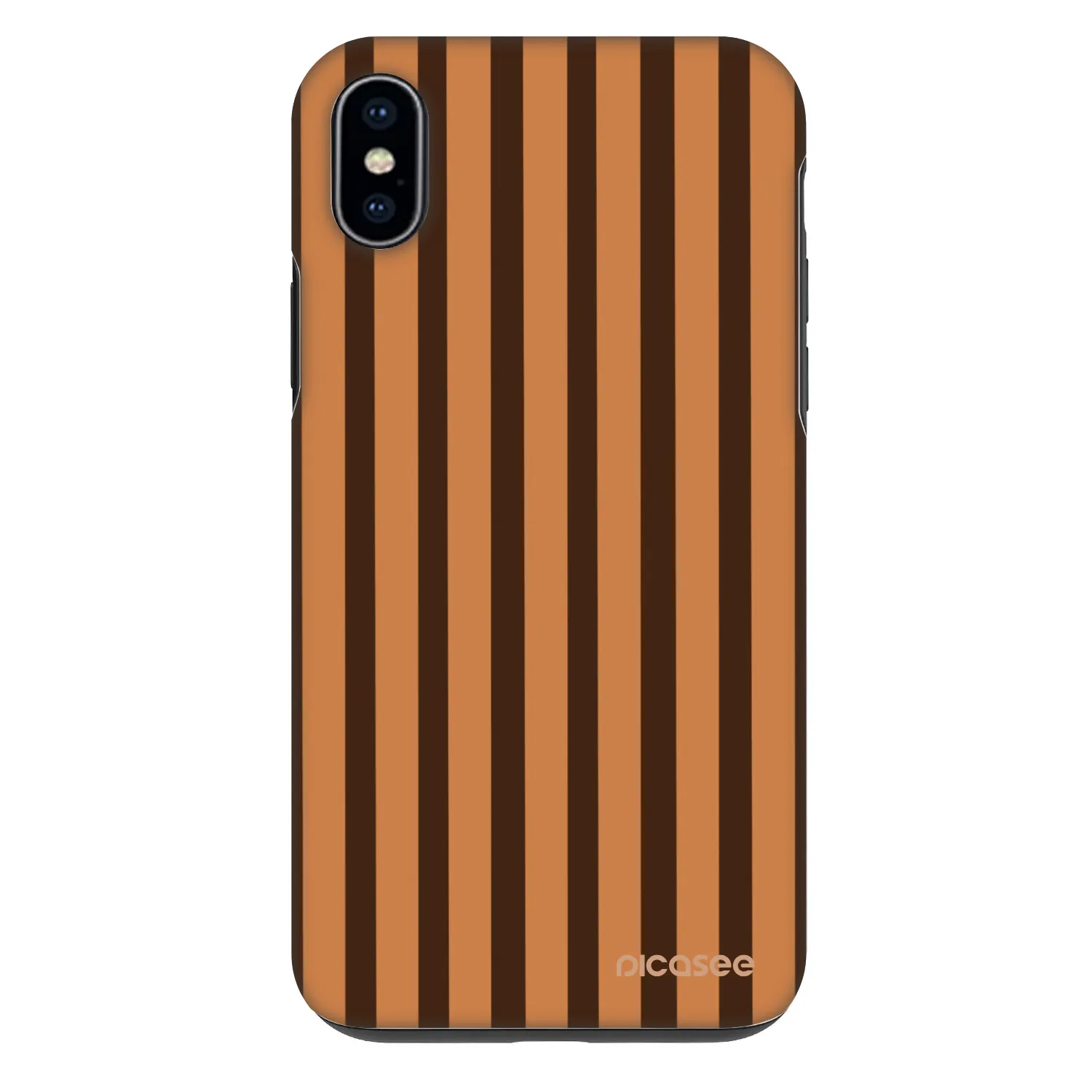 Picasee Fashion Case für Apple iPhone XS Max - Caramel lines