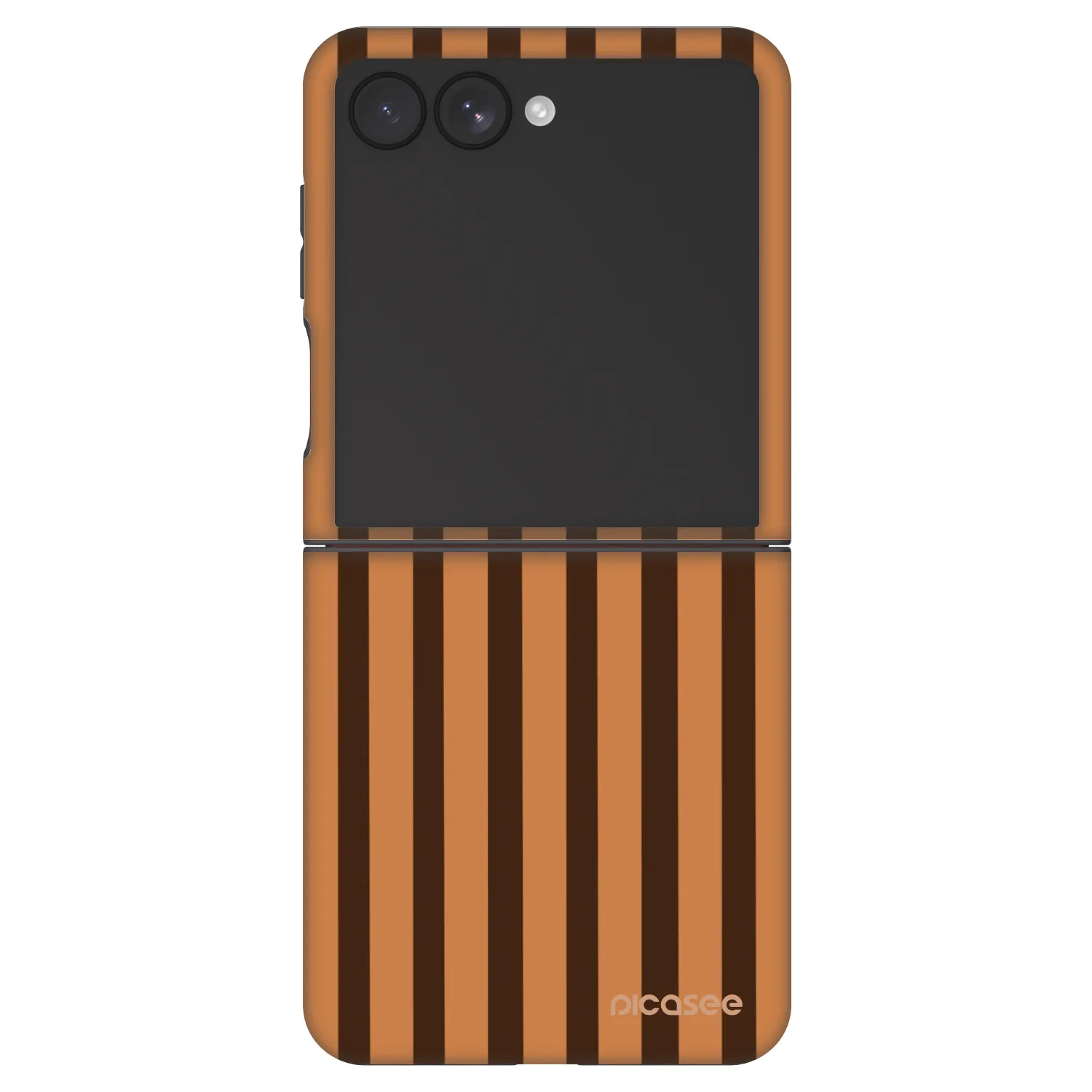 Picasee Fashion Case für Samsung Galaxy Z Flip7 5G - Caramel lines