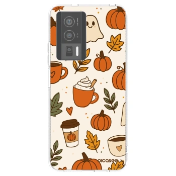 Picasee Xiaomi Poco F5 Pro 5G Hülle - Transparentes Silikon - Fall vibes