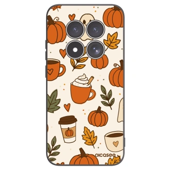 Picasee Xiaomi Redmi Note 15 Pro 5G Hülle - Schwarzes Silikon - Fall vibes