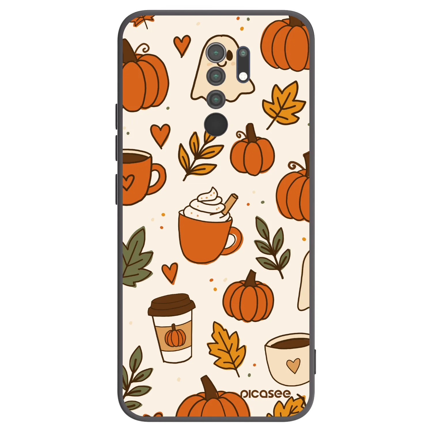 Picasee Xiaomi Redmi 9 Hülle - Schwarzes Silikon - Fall vibes