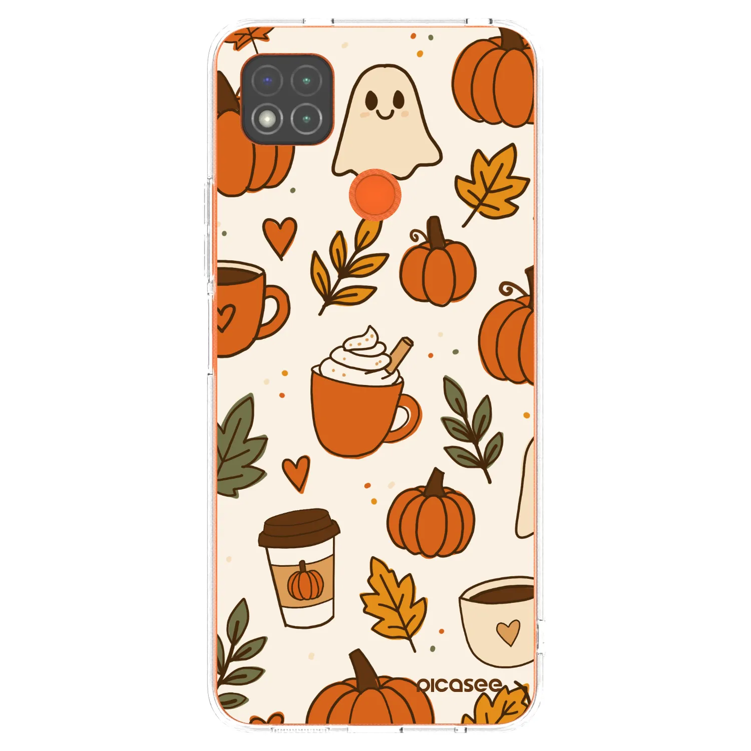 Picasee Xiaomi Redmi 9C Hülle - Transparentes Silikon - Fall vibes
