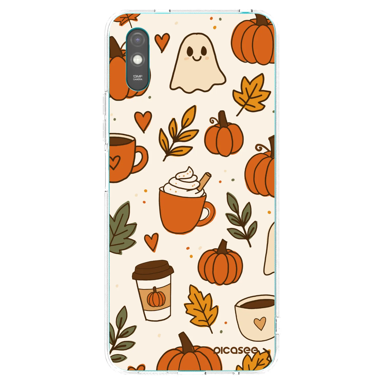 Picasee Xiaomi Redmi 9A Hülle - Transparentes Silikon - Fall vibes