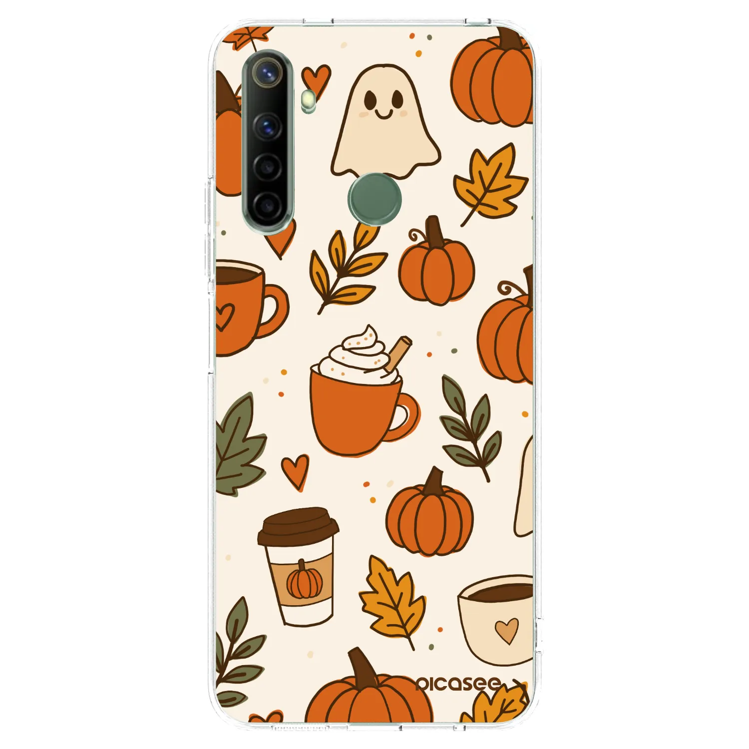 Picasee Realme 6i Hülle - Transparentes Silikon - Fall vibes
