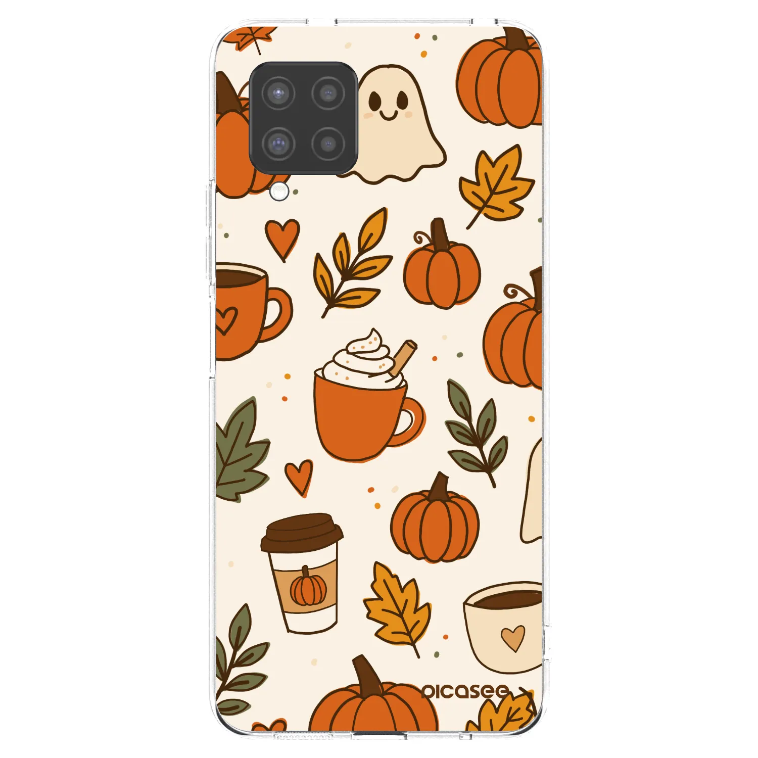 Picasee Samsung Galaxy A42 A426B Hülle - Transparentes Silikon - Fall vibes