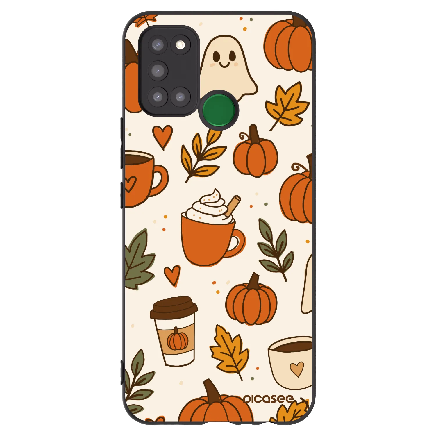 Picasee Realme 7i Hülle - Schwarzes Silikon - Fall vibes