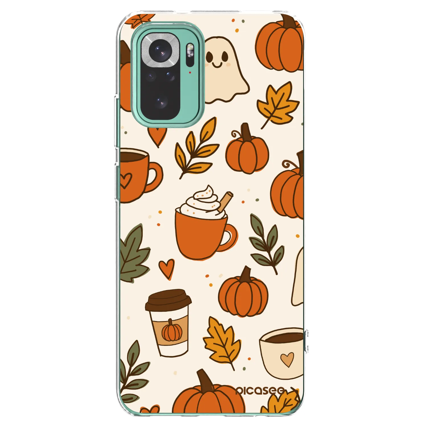 Picasee Xiaomi Redmi Note 10 Pro Hülle - Transparentes Silikon - Fall vibes
