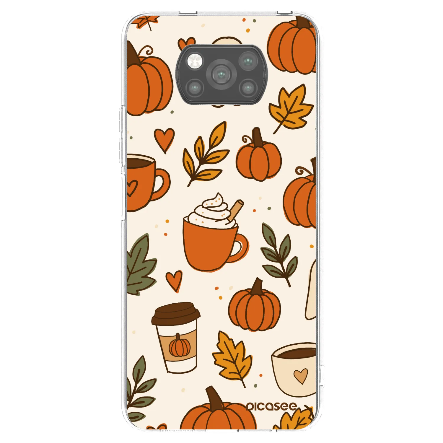 Picasee Xiaomi Poco X3 Pro Hülle - Schwarzes Silikon - Fall vibes