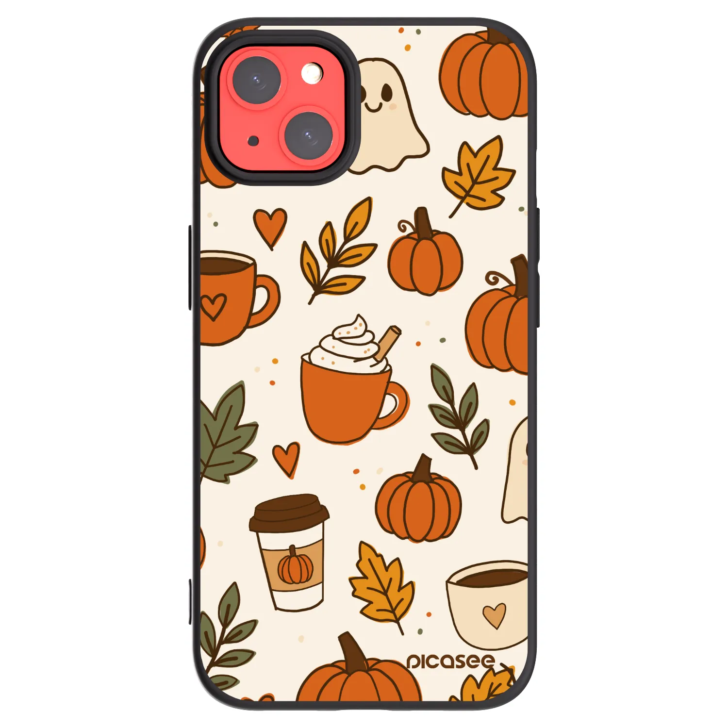 Picasee Apple iPhone 13 Hülle - Schwarzes Silikon - Fall vibes
