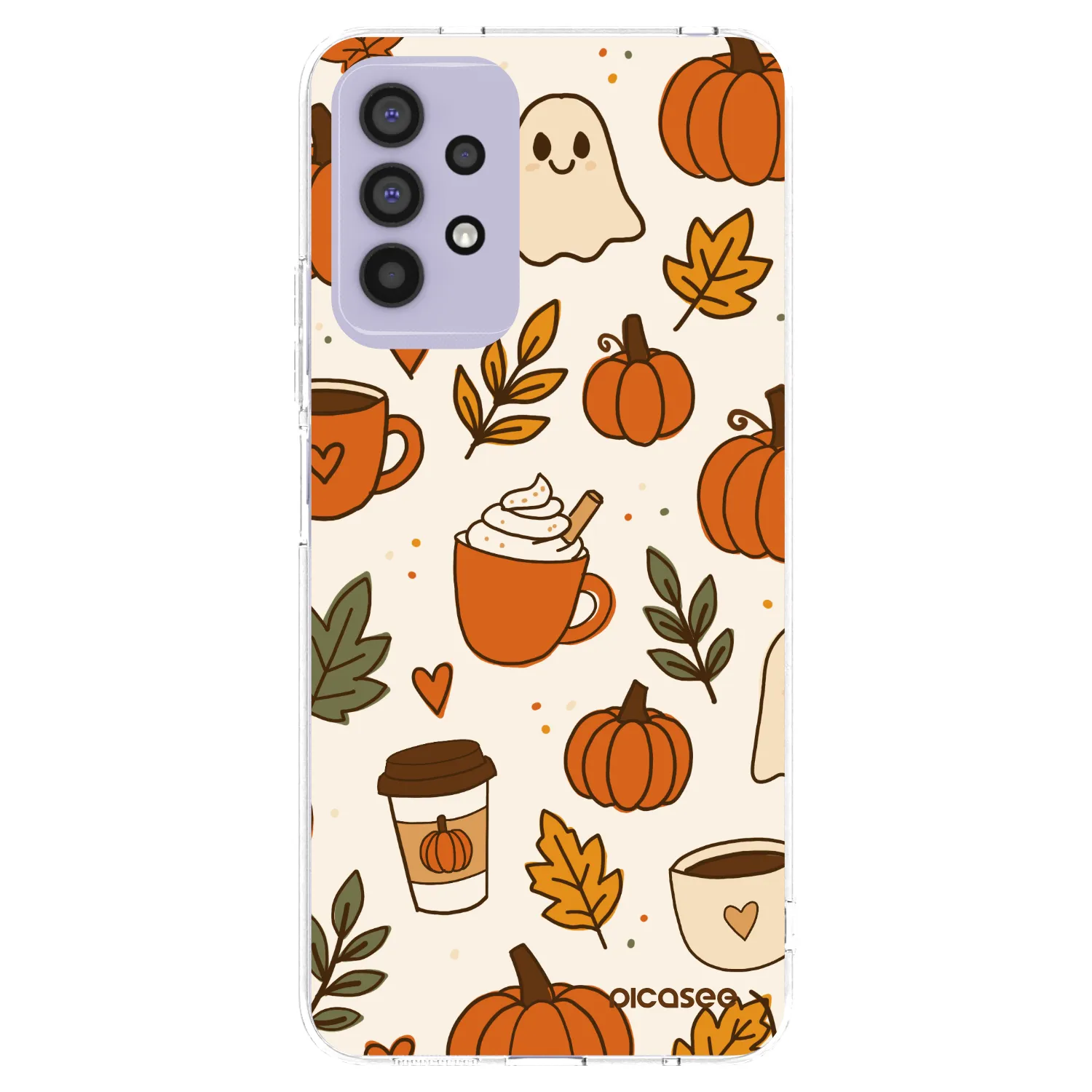 Picasee Samsung Galaxy A32 4G SM-A325F Hülle - Transparentes Silikon - Fall vibes