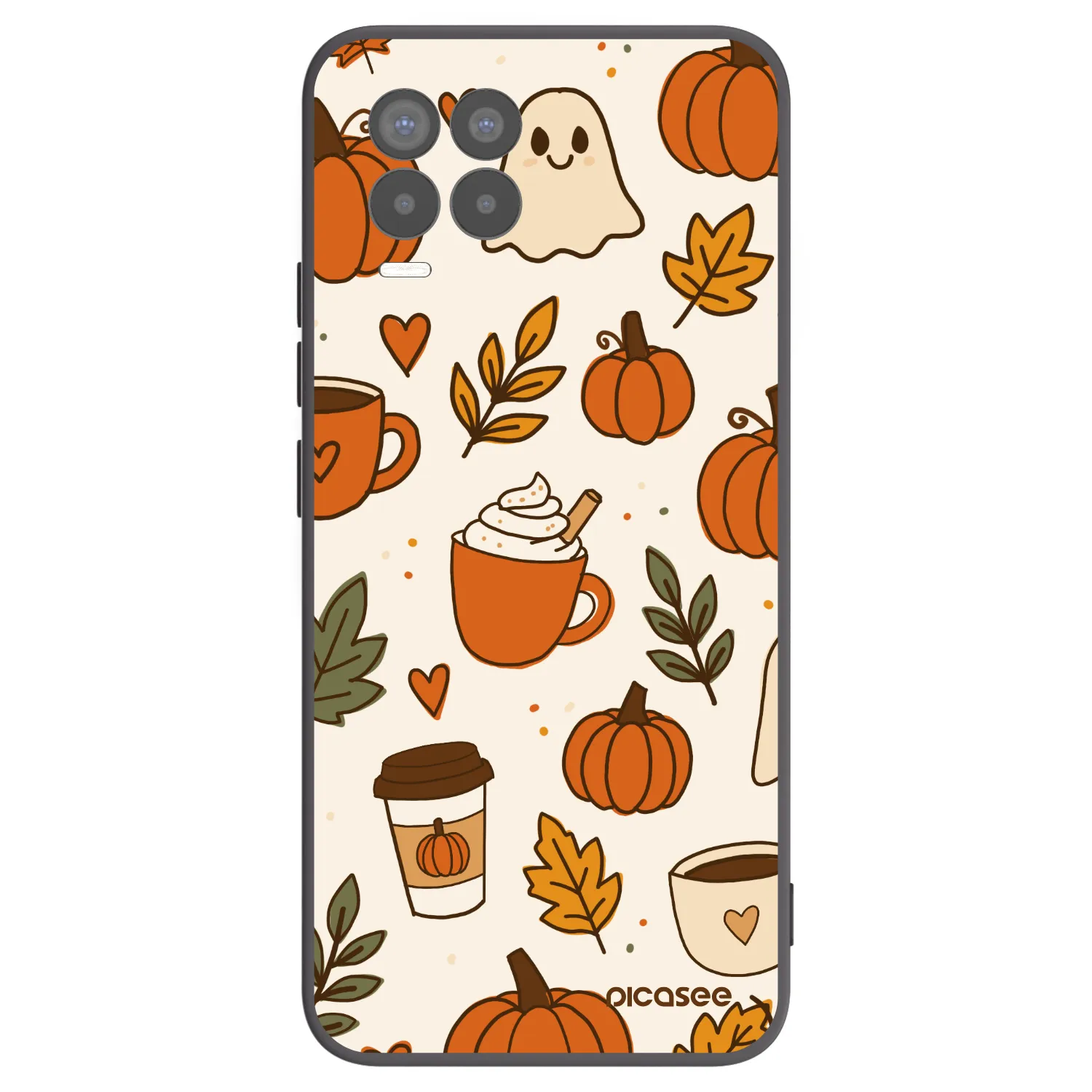 Picasee Realme 8 4G Hülle - Schwarzes Silikon - Fall vibes