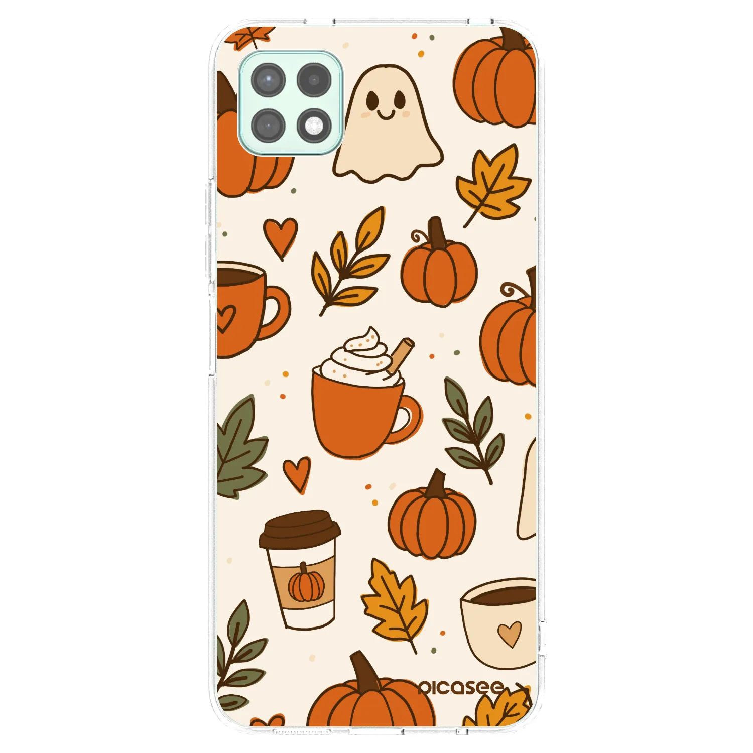 Picasee Samsung Galaxy A22 A226B 5G Hülle - Transparentes Silikon - Fall vibes