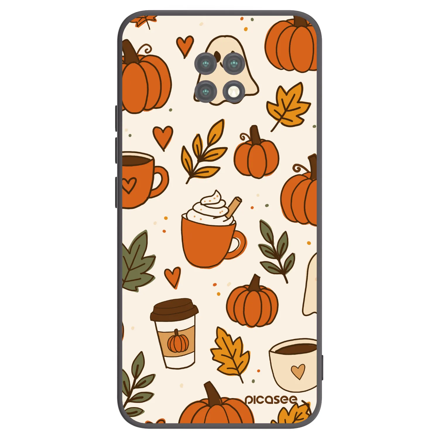 Picasee Xiaomi Redmi Note 9T Hülle - Schwarzes Silikon - Fall vibes