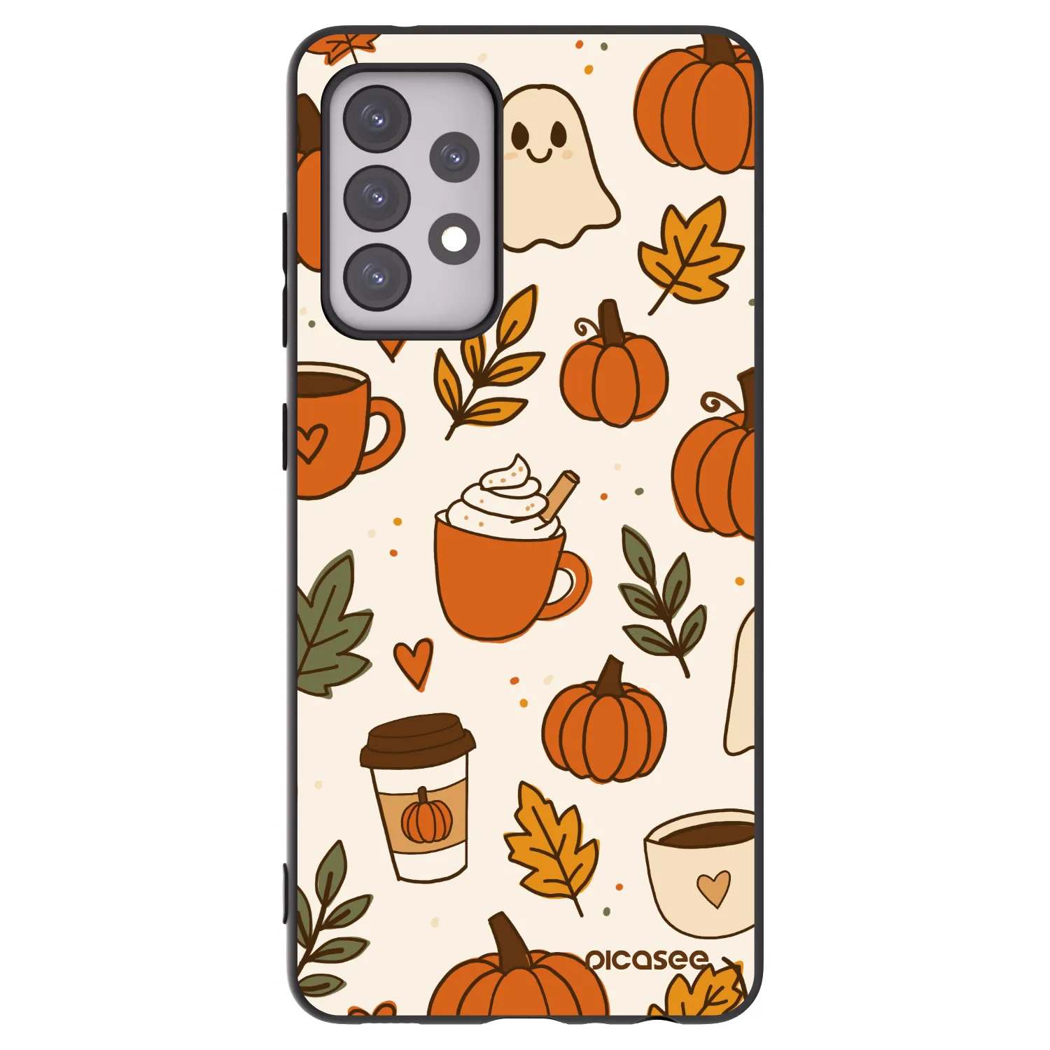 Picasee Samsung Galaxy A52s 5G A528B Hülle - Schwarzes Silikon - Fall vibes
