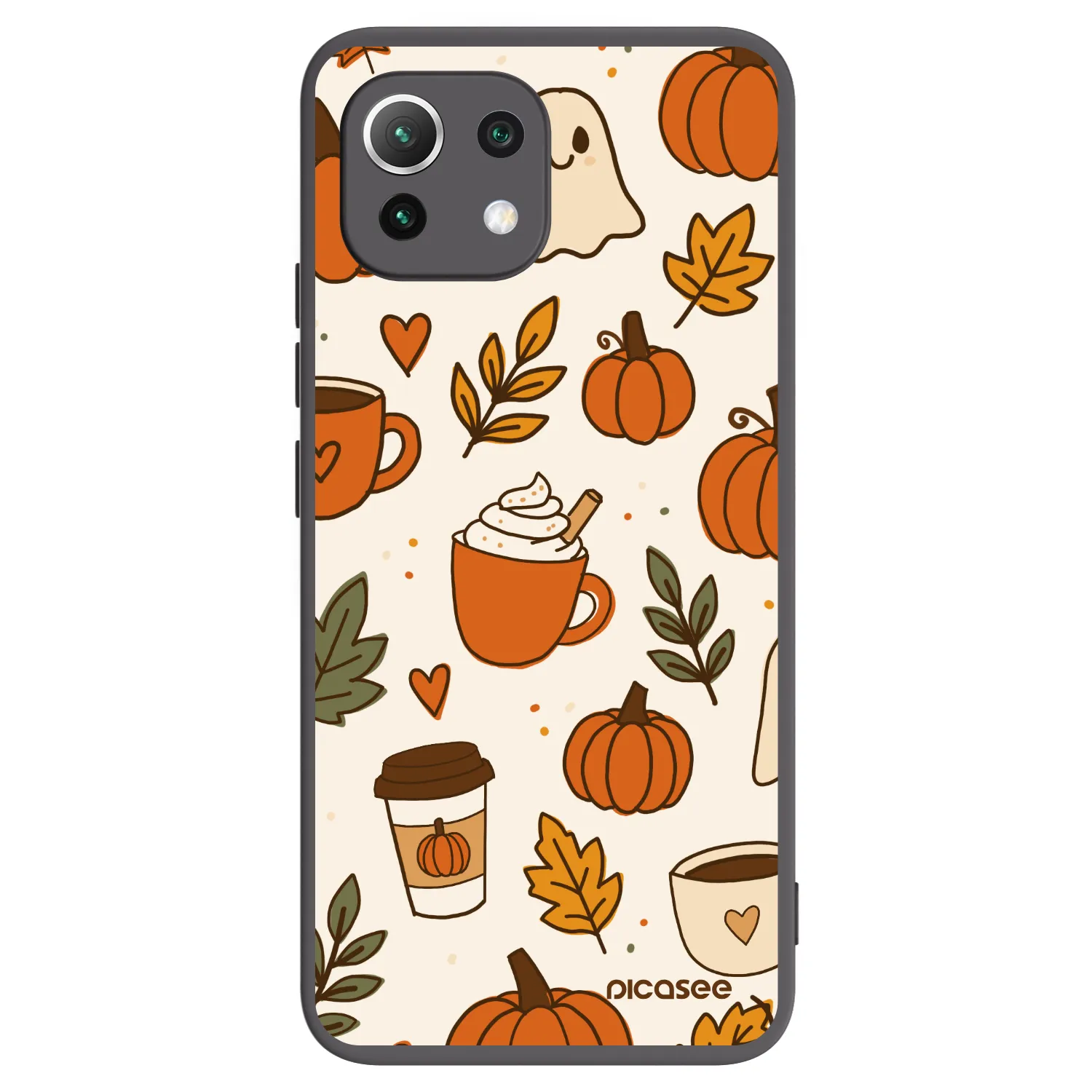 Picasee Xiaomi 11 Lite 5G NE Hülle - Schwarzes Silikon - Fall vibes