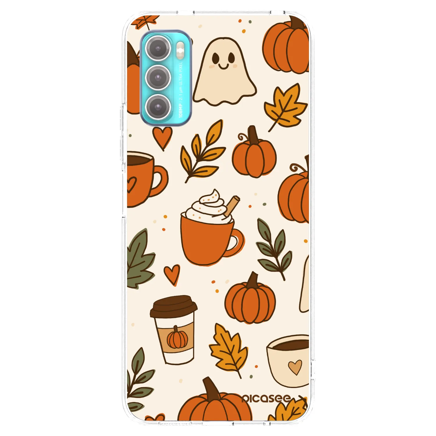 Picasee Motorola Moto G60 Hülle - Transparentes Silikon - Fall vibes