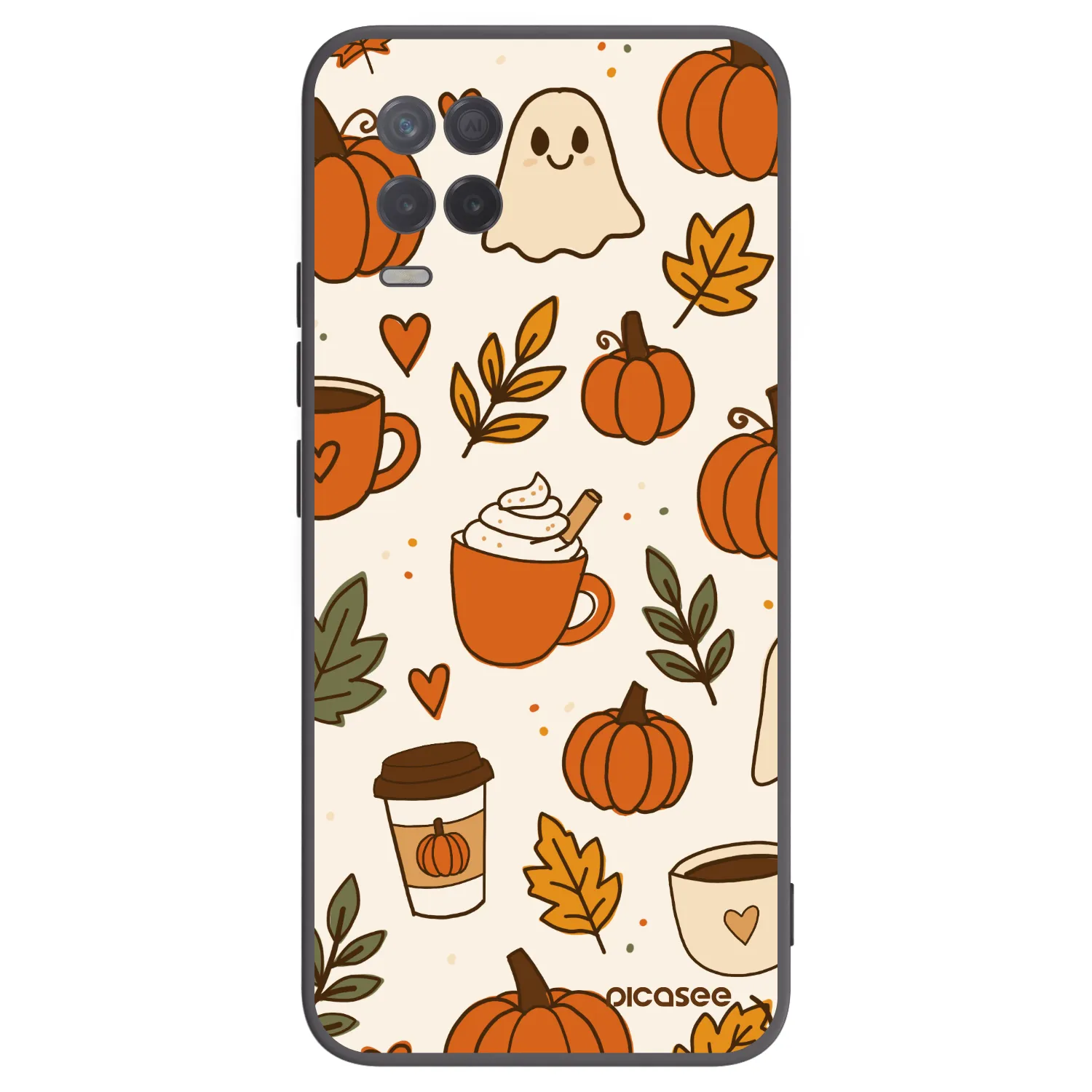 Picasee Realme 8 5G Hülle - Schwarzes Silikon - Fall vibes