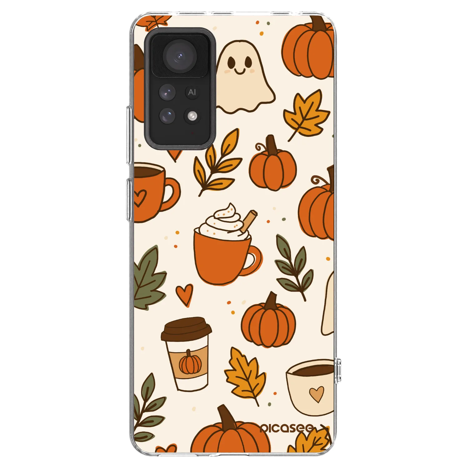 Picasee Xiaomi Redmi Note 11 Pro 5G Hülle - Transparentes Silikon - Fall vibes