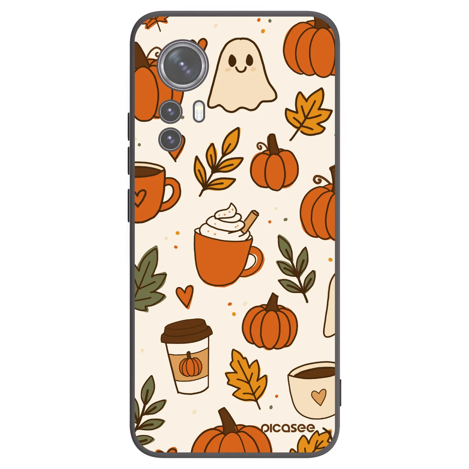 Picasee Xiaomi 12X Hülle - Schwarzes Silikon - Fall vibes