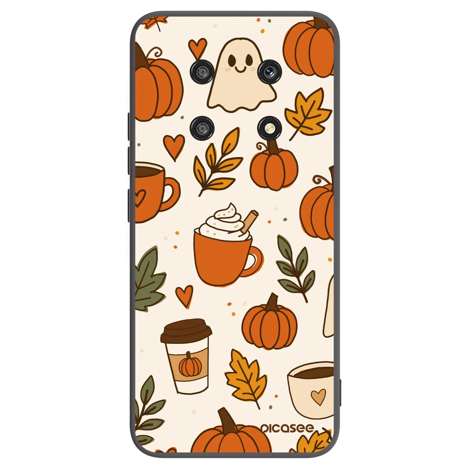 Picasee Honor Magic4 Lite 5G Hülle - Schwarzes Silikon - Fall vibes