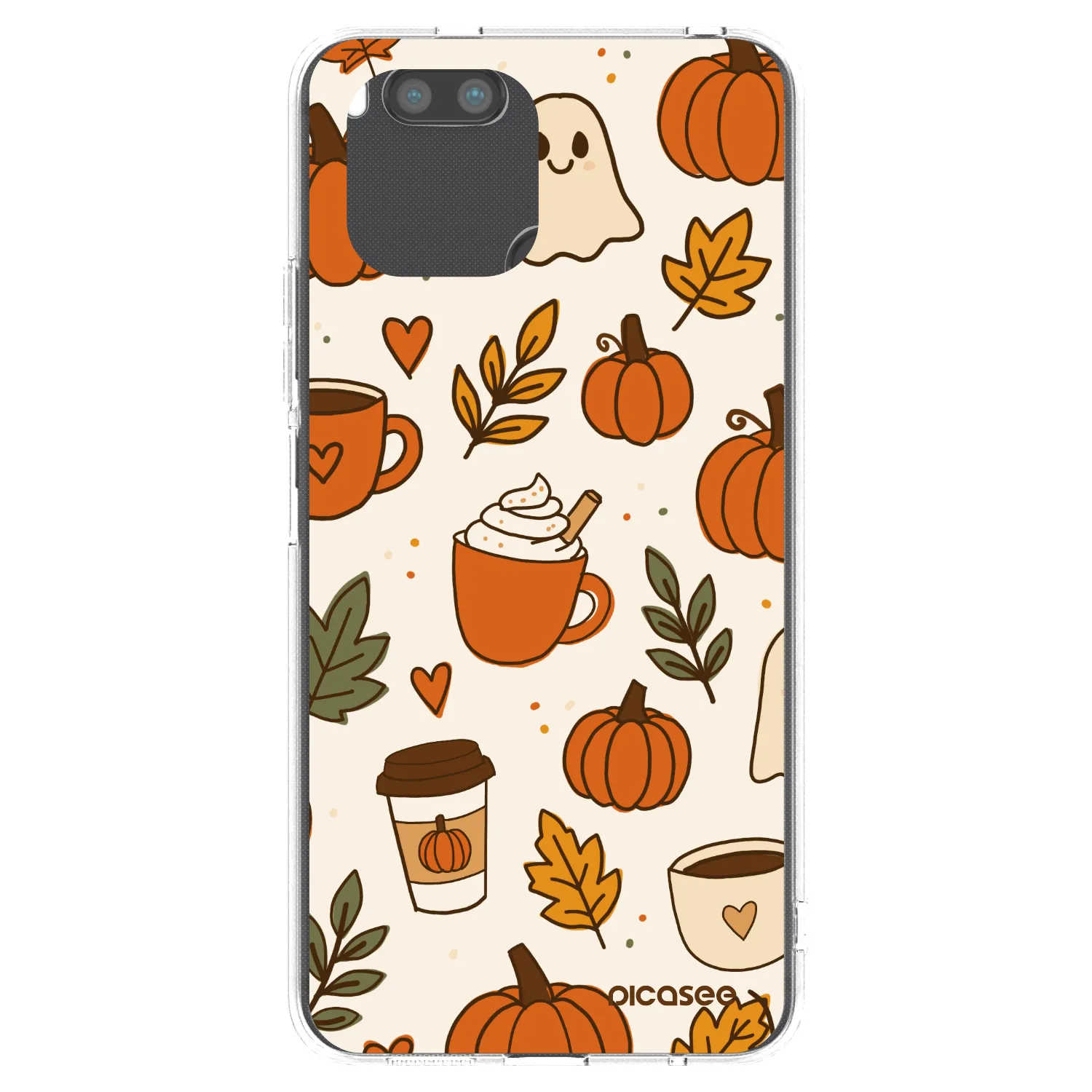 Picasee Xiaomi Redmi A1 Hülle - Transparentes Silikon - Fall vibes