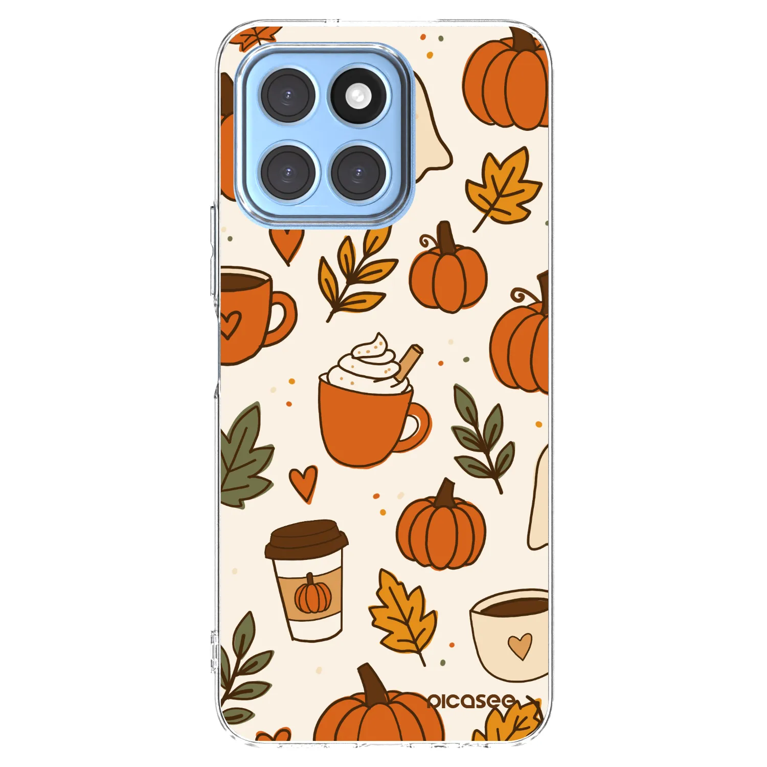 Picasee Honor X6 Hülle - Transparentes Silikon - Fall vibes