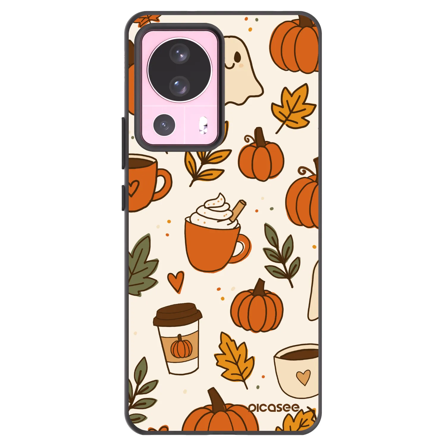 Picasee Xiaomi 13 Lite Hülle - Schwarzes Silikon - Fall vibes