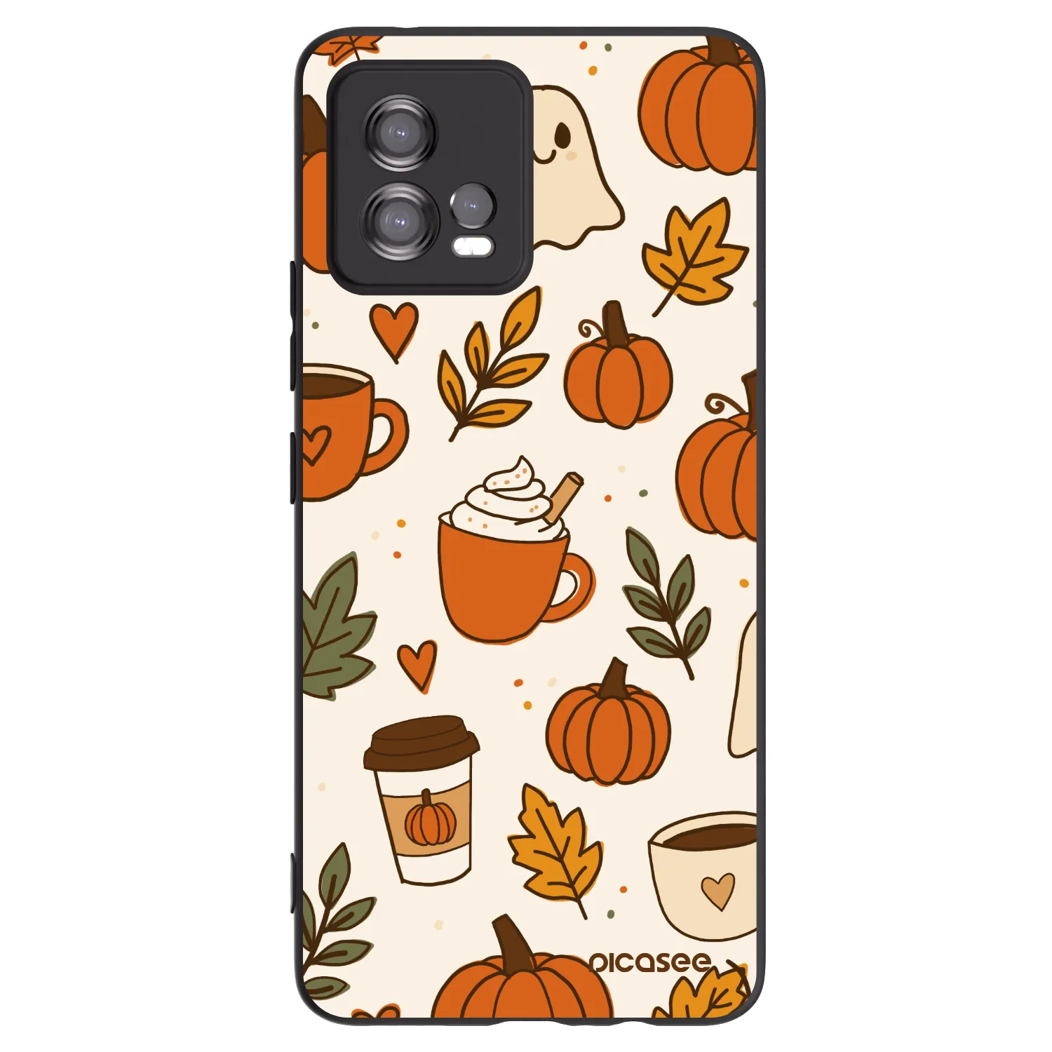 Picasee Motorola Moto G72 Hülle - Schwarzes Silikon - Fall vibes
