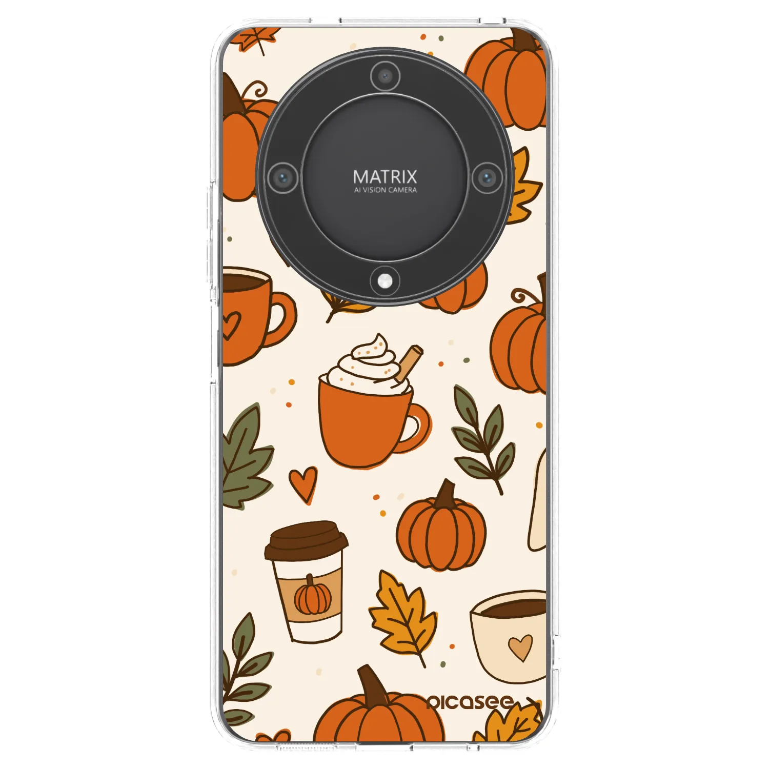 Picasee Honor Magic5 Lite 5G Hülle - Transparentes Silikon - Fall vibes
