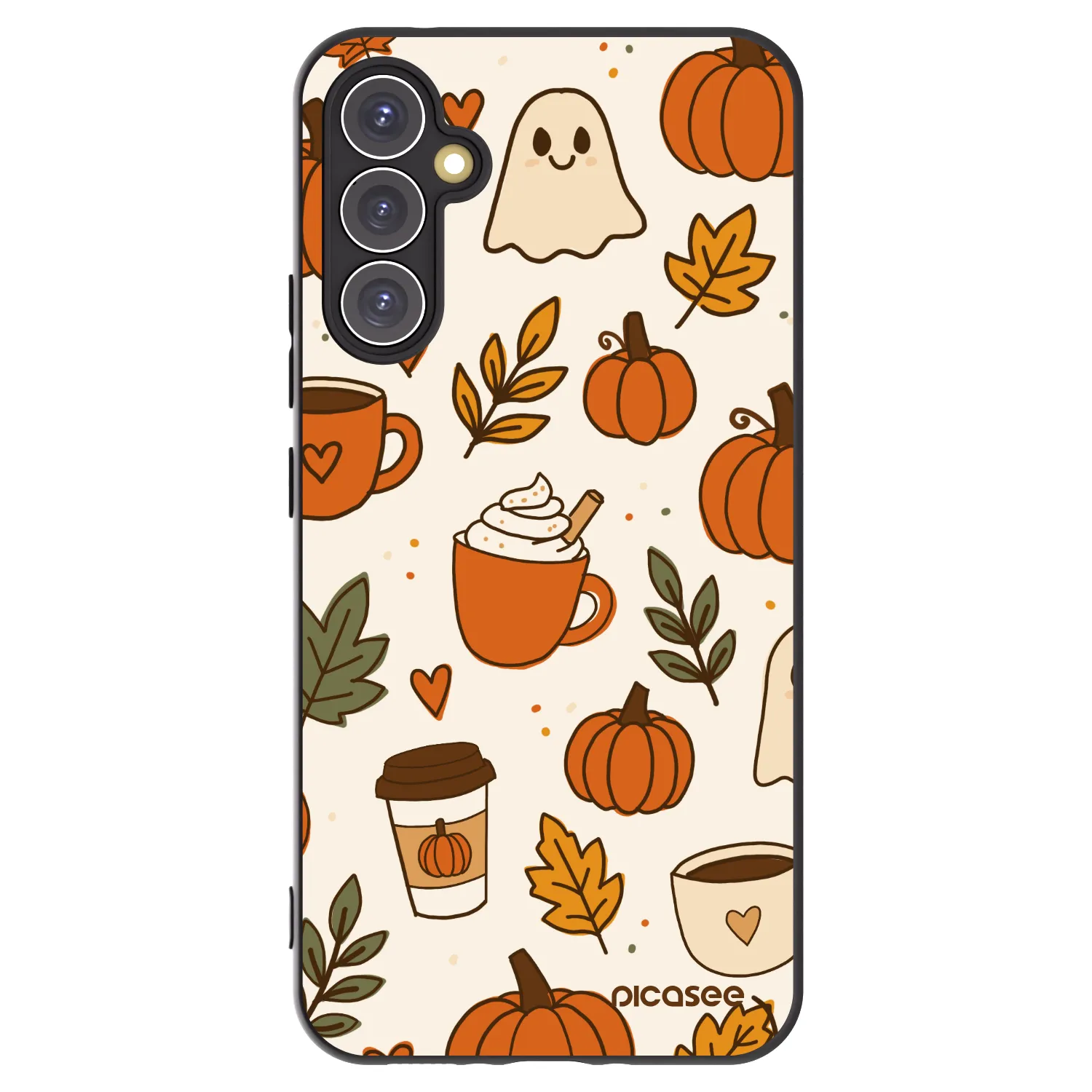 Picasee Samsung Galaxy A34 5G A346B Hülle - Schwarzes Silikon - Fall vibes