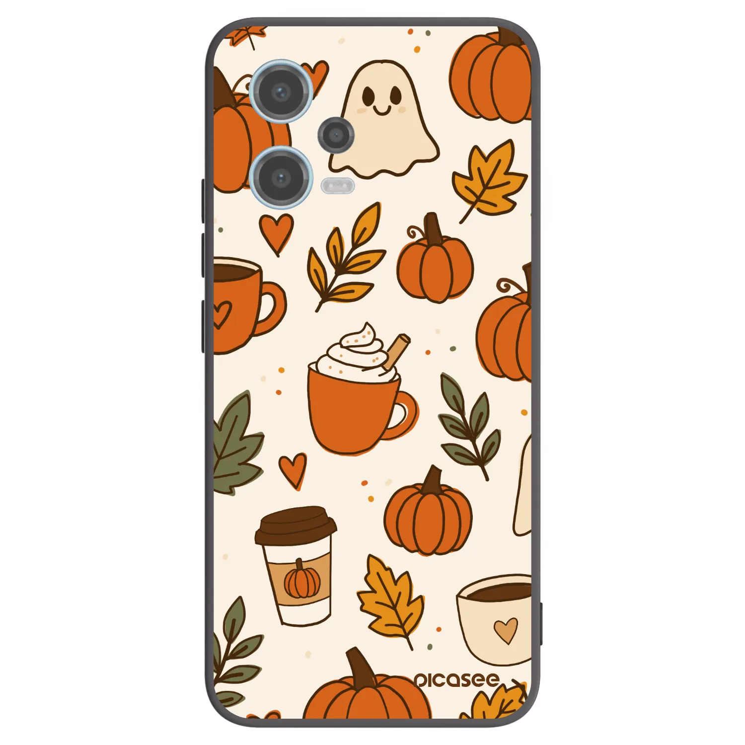 Picasee Xiaomi Redmi Note 12 5G Hülle - Schwarzes Silikon - Fall vibes