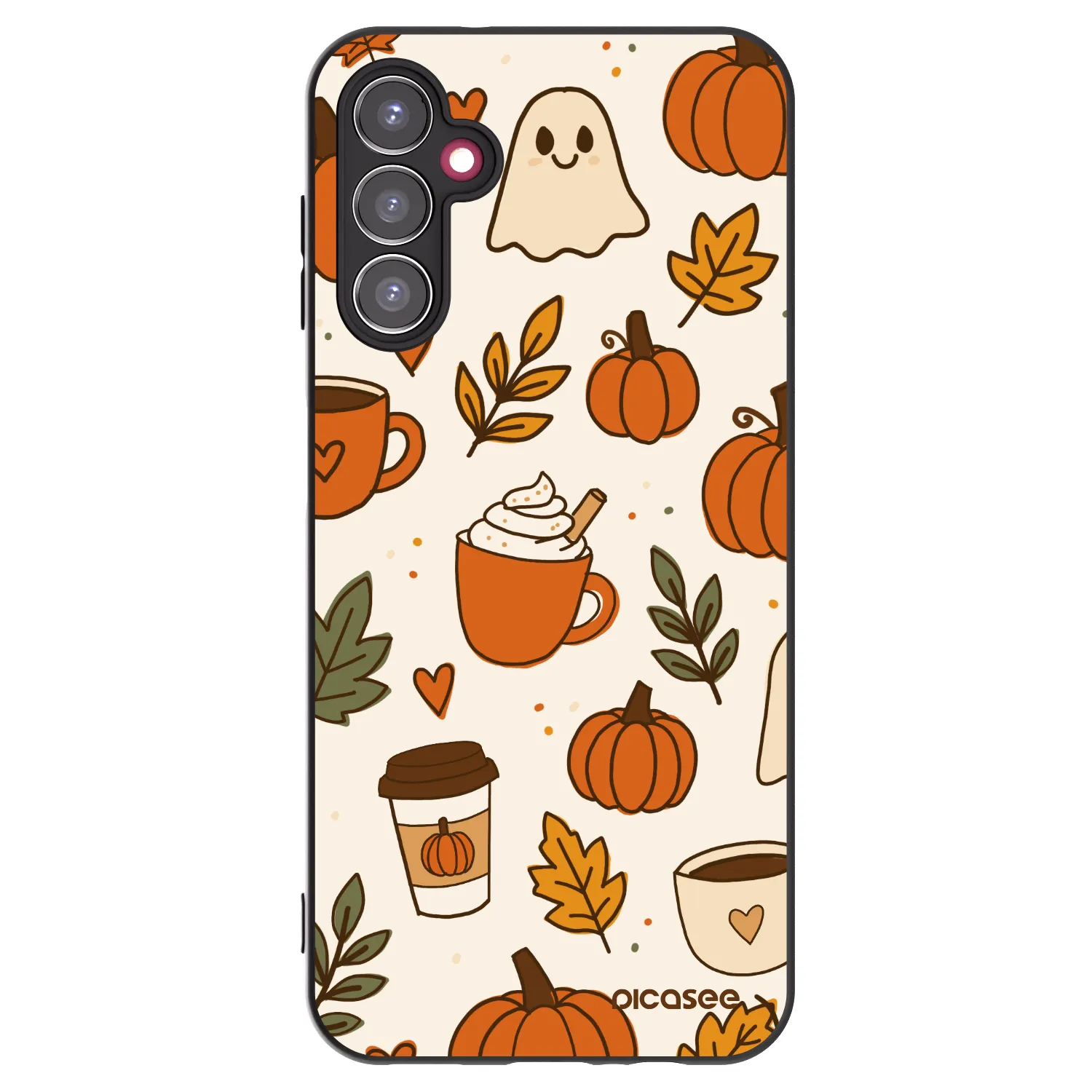 Picasee Samsung Galaxy A14 4G A145R Hülle - Schwarzes Silikon - Fall vibes