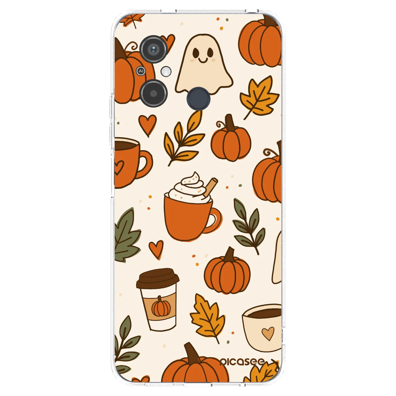Picasee Xiaomi Redmi 12C Hülle - Transparentes Silikon - Fall vibes