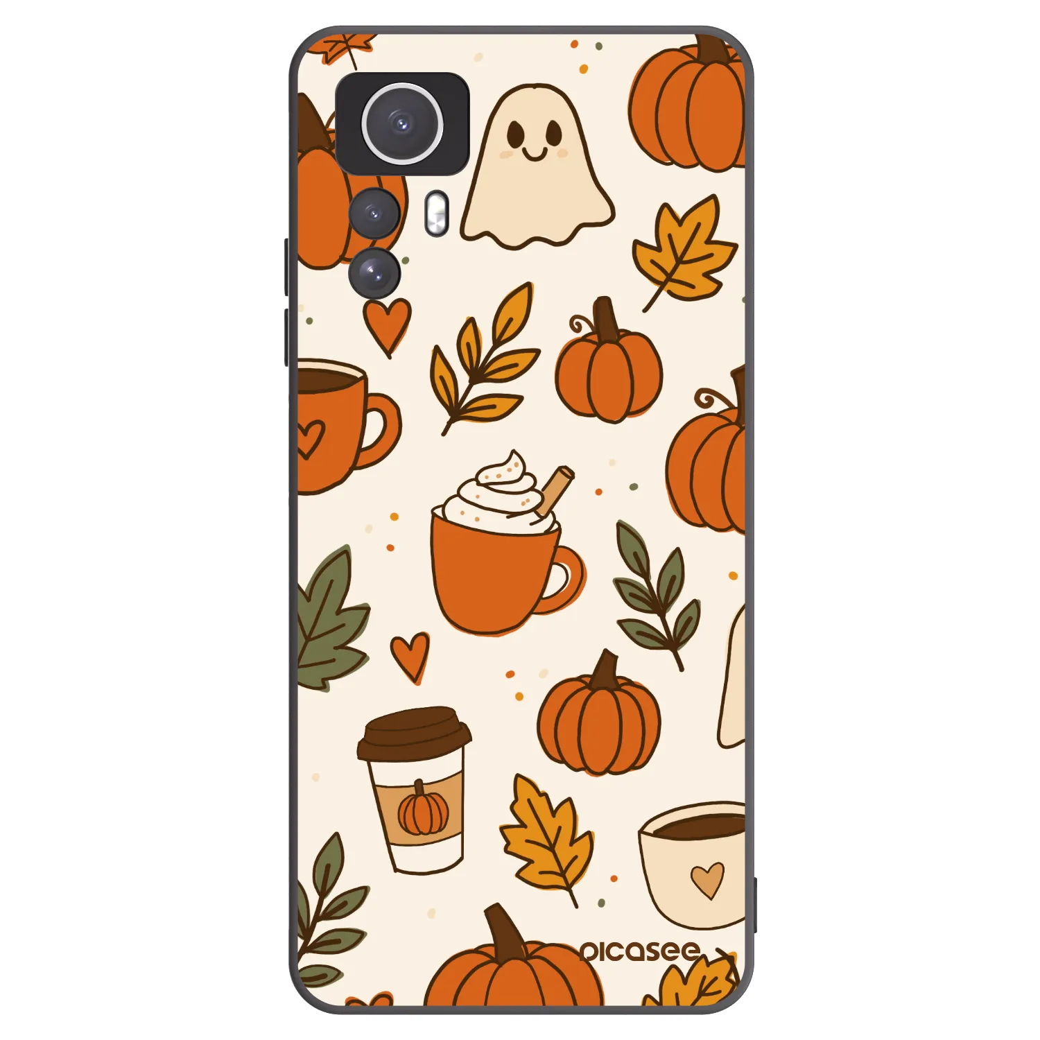 Picasee Xiaomi Redmi Note 12S Hülle - Schwarzes Silikon - Fall vibes