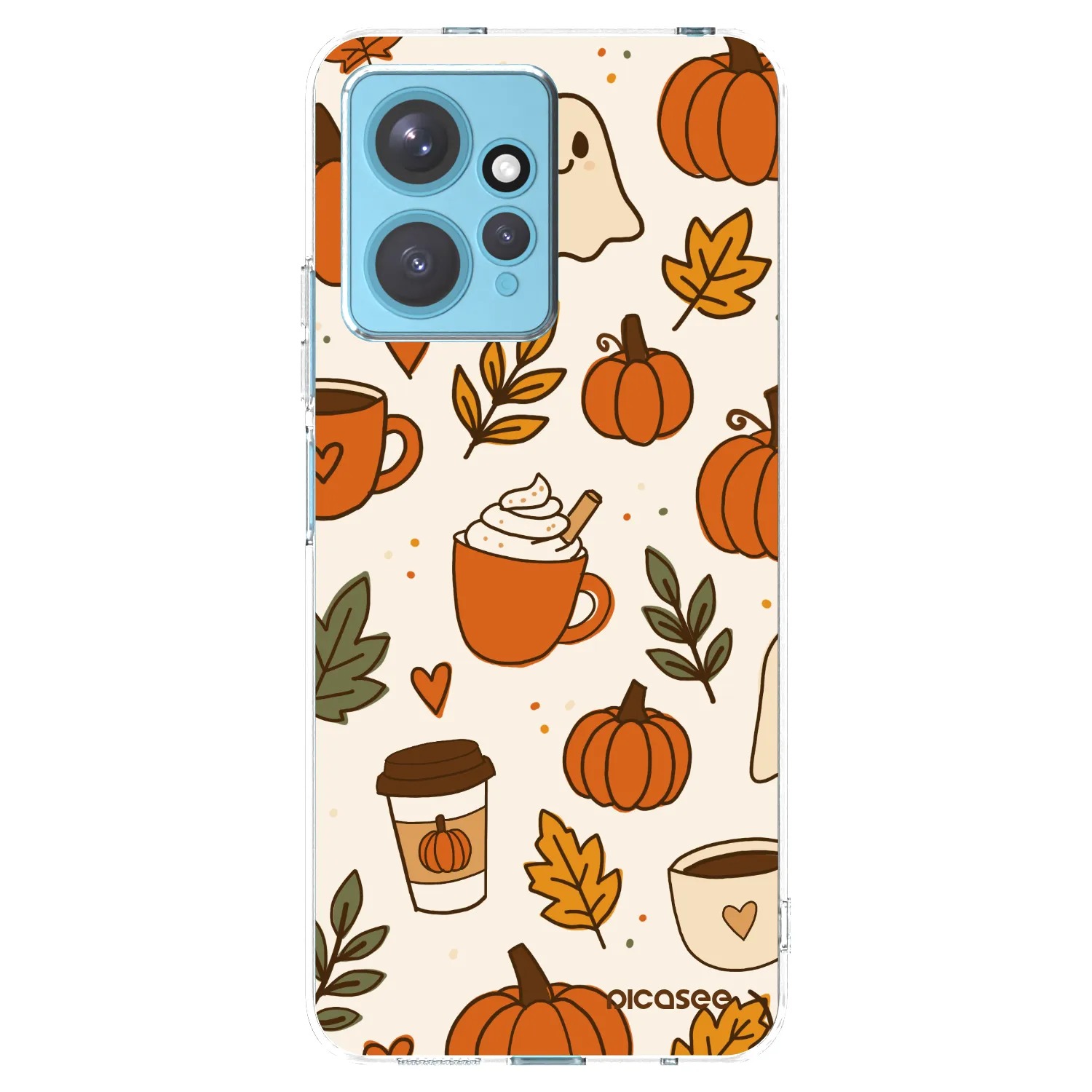 Picasee Xiaomi Redmi Note 12 4G Hülle - Transparentes Silikon - Fall vibes