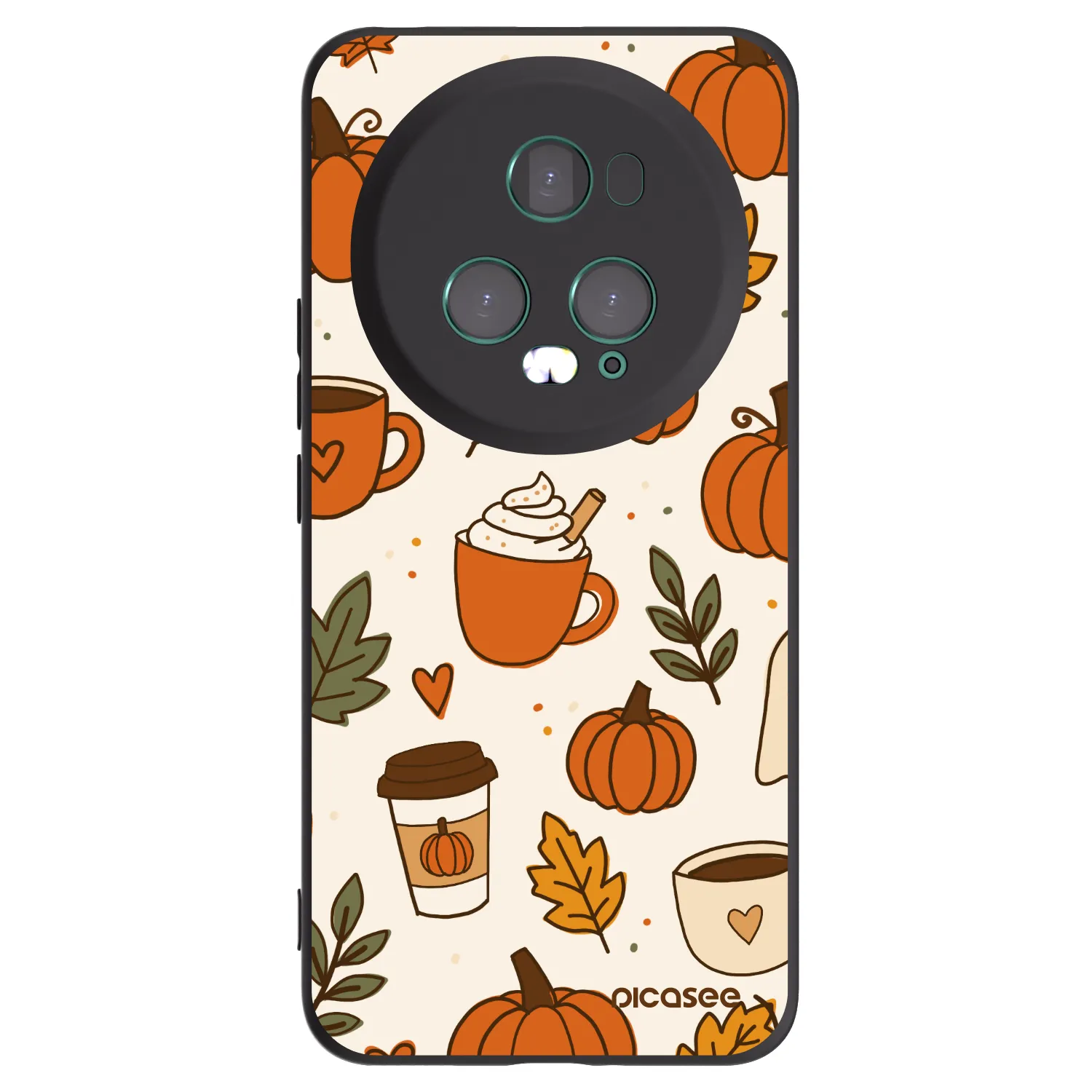Picasee Honor Magic5 Pro Hülle - Schwarzes Silikon - Fall vibes