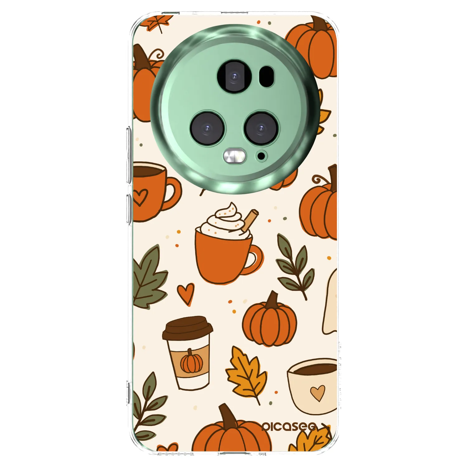 Picasee Honor Magic5 Pro Hülle - Transparentes Silikon - Fall vibes