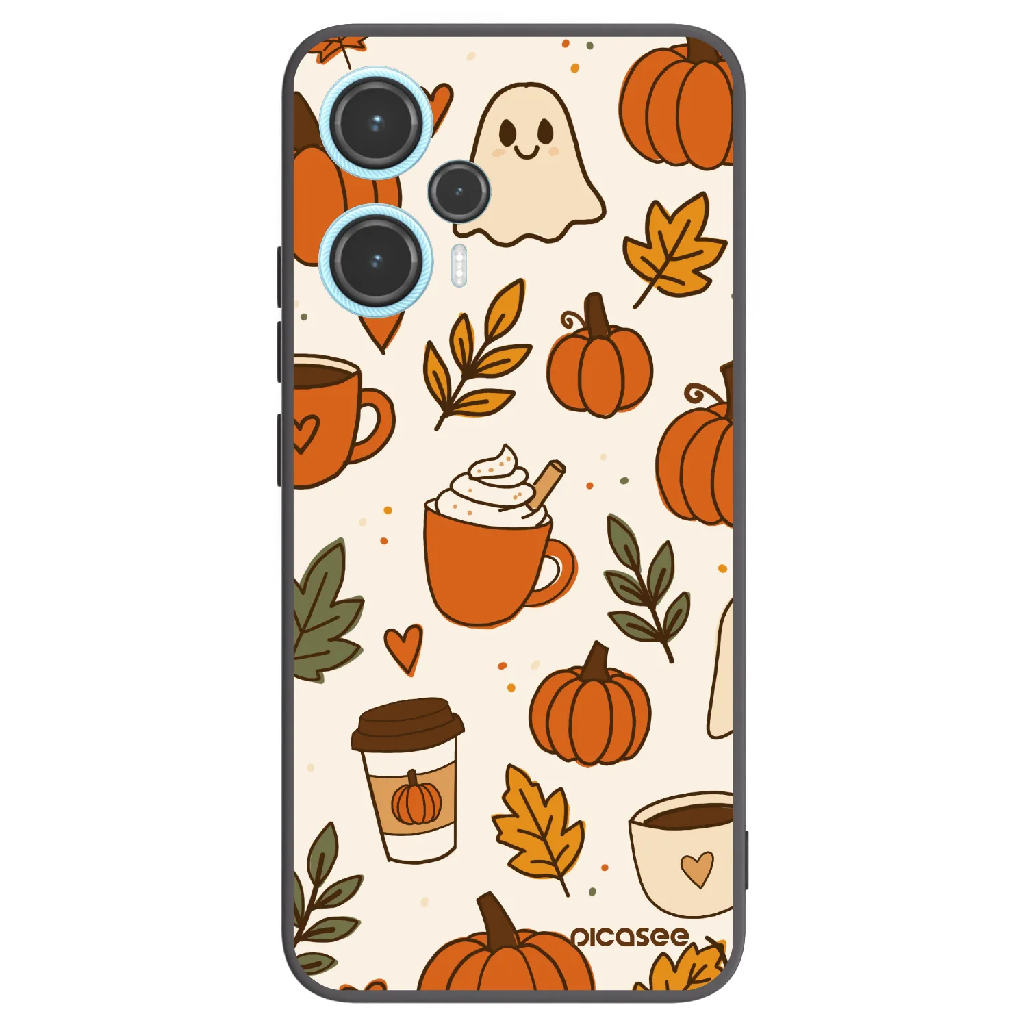 Picasee Xiaomi Poco F5 Hülle - Schwarzes Silikon - Fall vibes