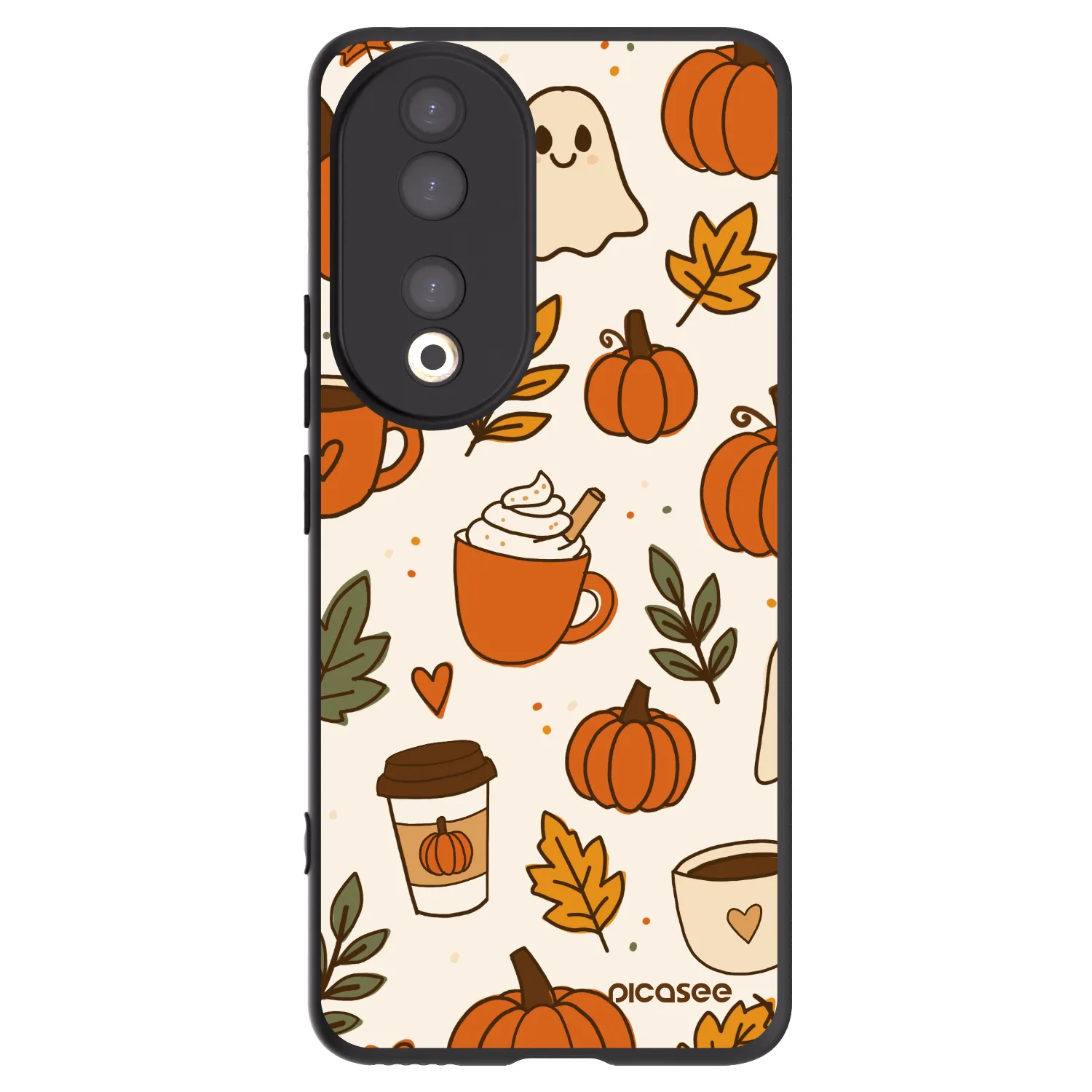 Picasee Honor 90 5G Hülle - Schwarzes Silikon - Fall vibes