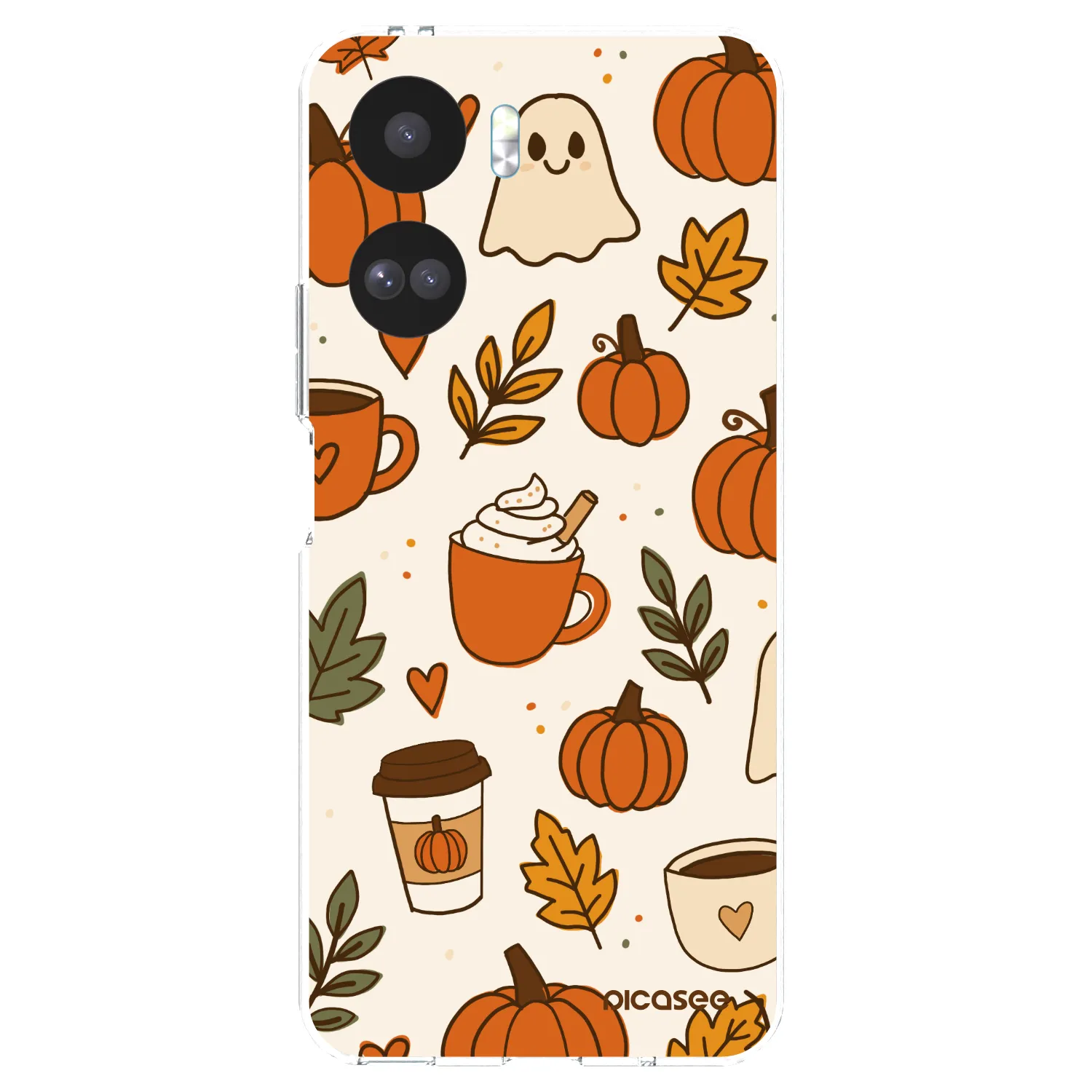 Picasee Honor 90 Lite 5G Hülle - Transparentes Silikon - Fall vibes