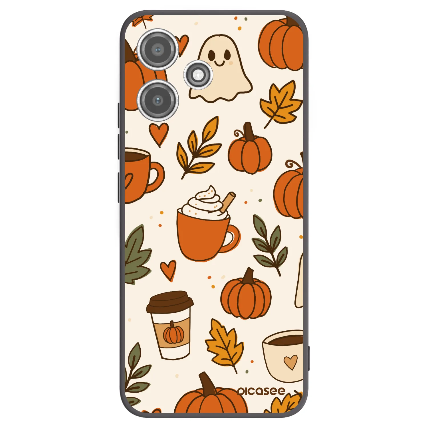 Picasee Xiaomi Redmi 12 5G Hülle - Schwarzes Silikon - Fall vibes