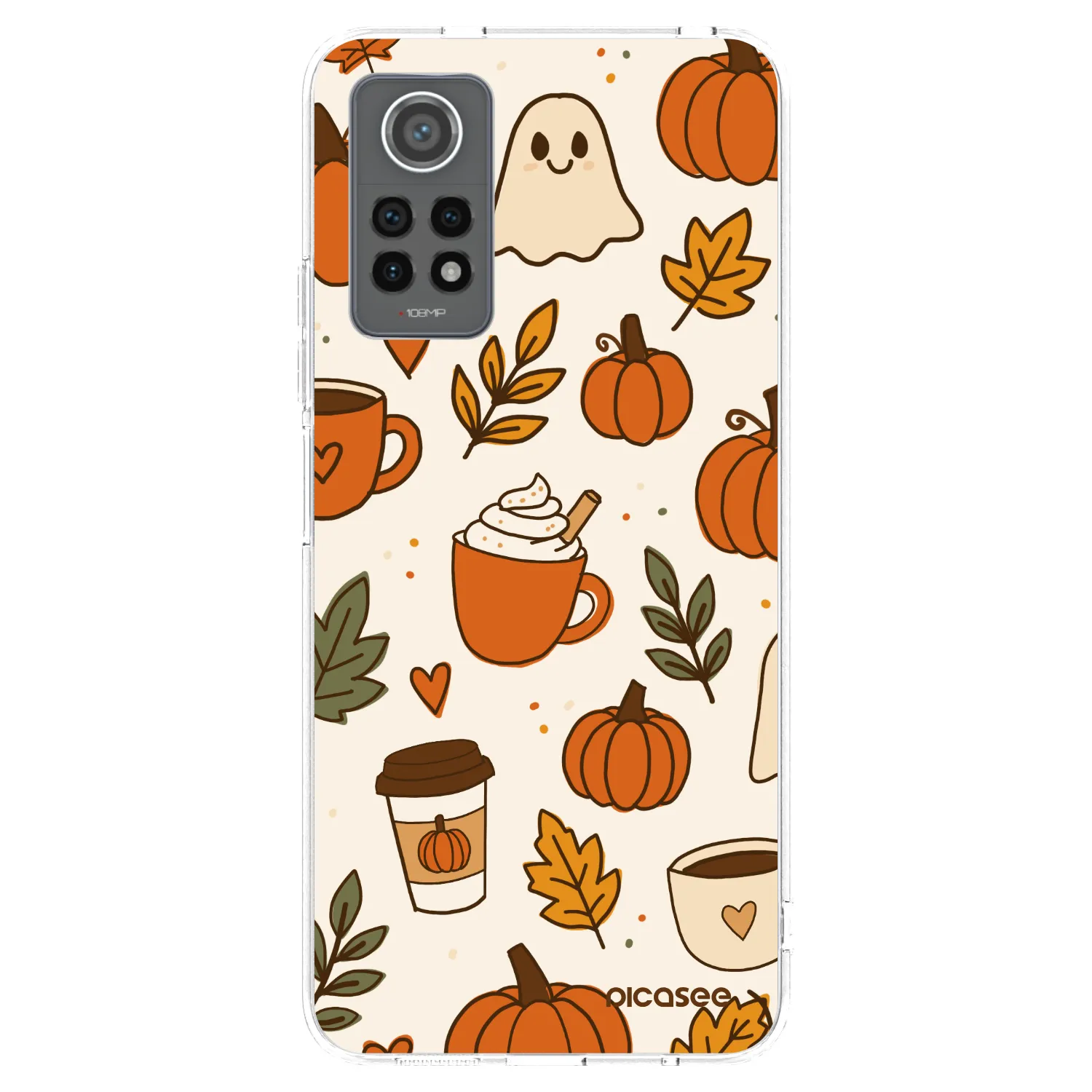 Picasee Xiaomi Redmi Note 12 Pro 4G Hülle - Transparentes Silikon - Fall vibes